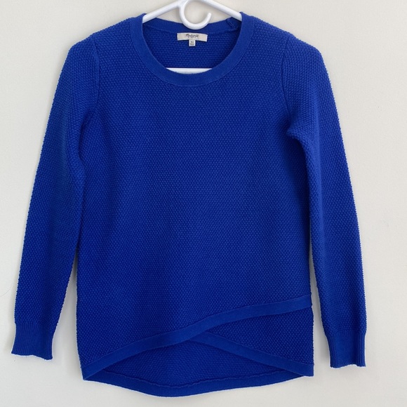 Madewell Feature Pullover Waffle Knit Sweater - Picture 5 of 9